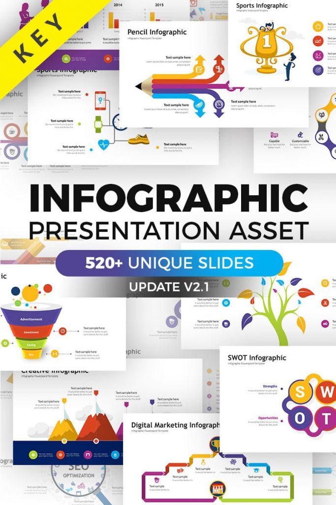 Business Infographic Pack - Keynote Asset Keynote Template