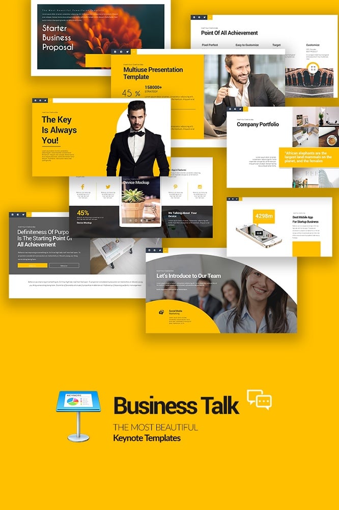 Business Talk Keynote Template