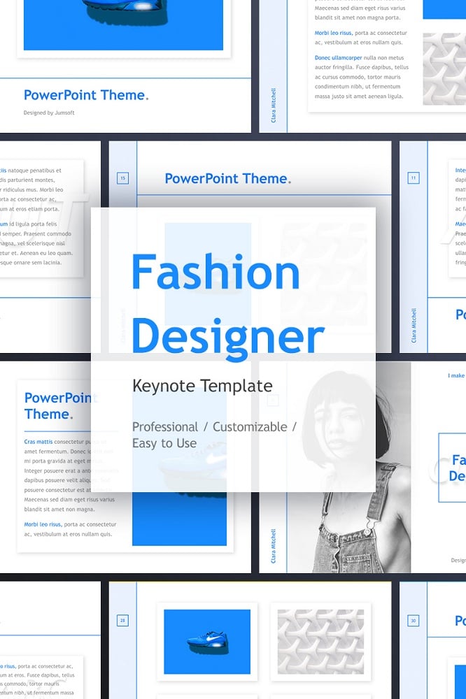 Fashion Designer Keynote Template