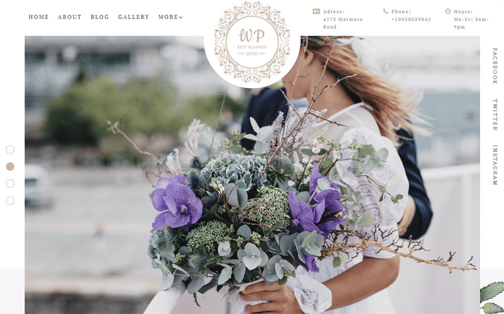 Belle Fleur - Wedding Landing Elementor WordPress Theme