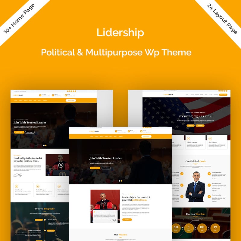 Political Multipurpose WordPress Theme