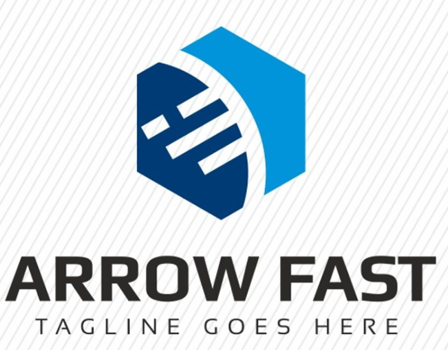 arrow fast logo template