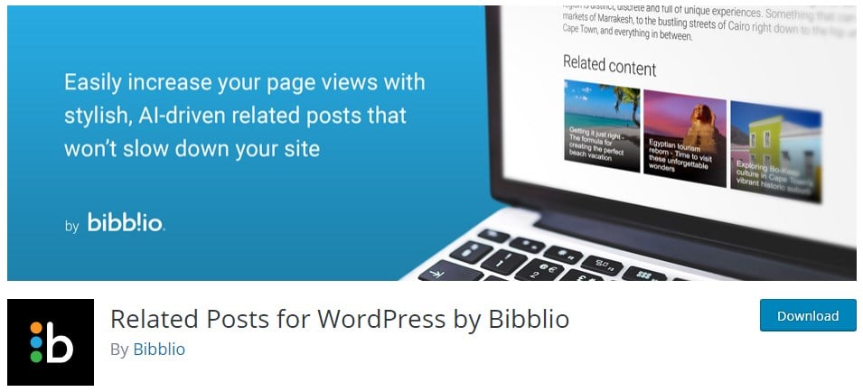 Related Posts for WordPress by Bibblio