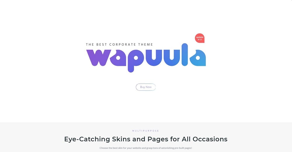 Wapuula - Multipurpose Corporate WordPress Theme
