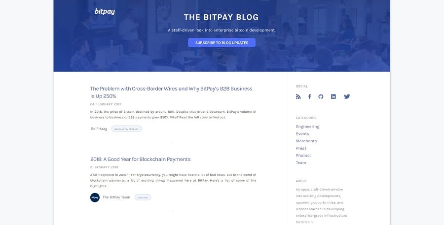 The BitPay Blog