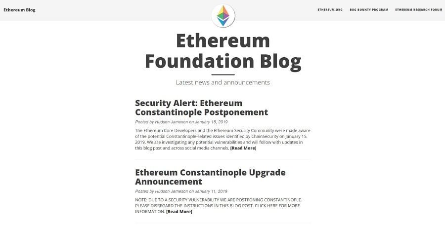 ethereum blog