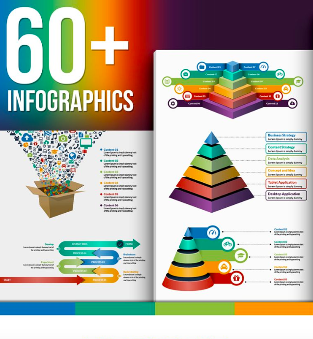 The Biggest Bundle of Vector Infographic Elements