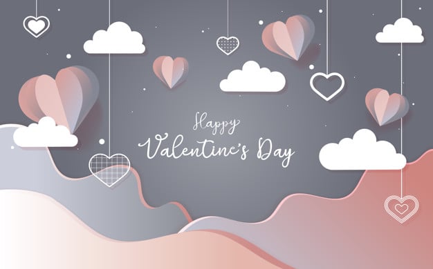 Valentine's day 14th of February vector