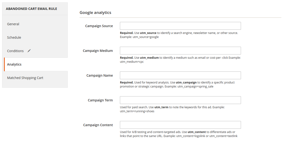 Set Google Analytics