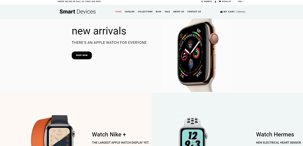 Smart Devices - Smartwatches And Trackers Shopify Theme