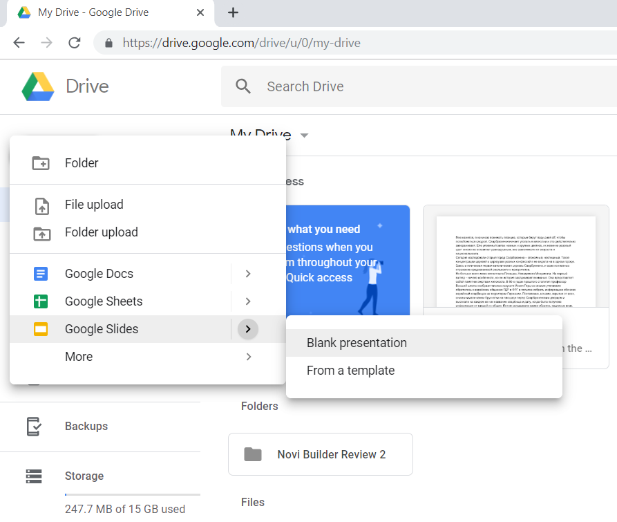How to Create a Google Slides Template