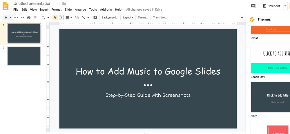 How to Add Music to Google Slides: Step-by-Step Guide