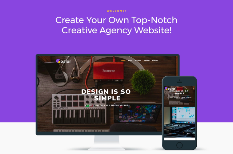 Goalor - Creative Agency Multipurpose Modern Elementor WordPress Theme