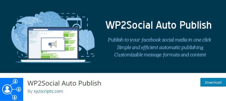 WP2Social Auto Publish.