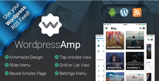 WordpressAmp - Android News App Template