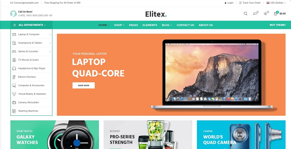 Elitex - Multi-purposes WooCommerce Theme