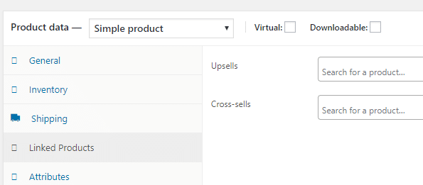 Linked Products Tab