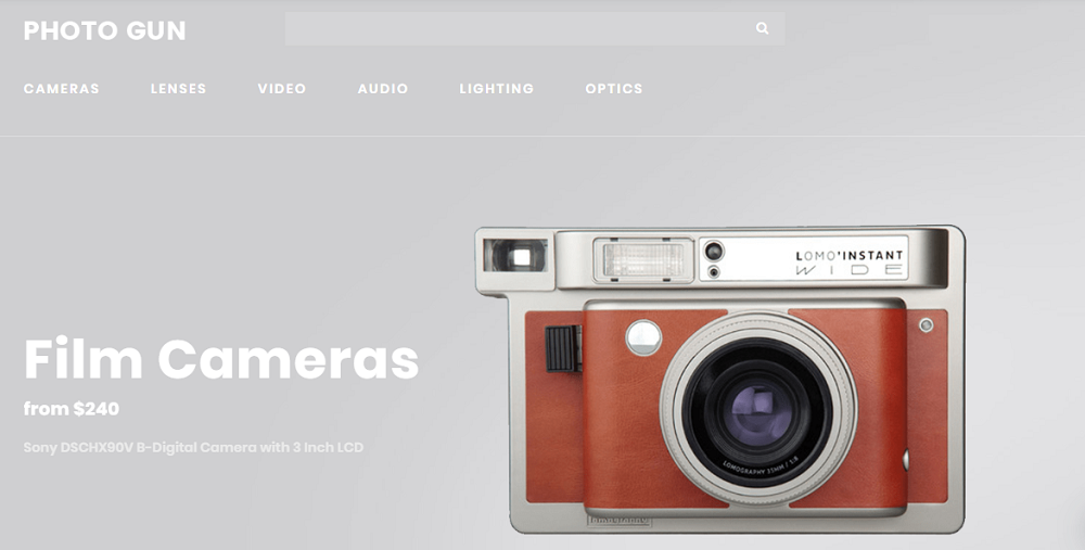 Photo Gun - Electronics Store – E-commerce Modern OpenCart Template
