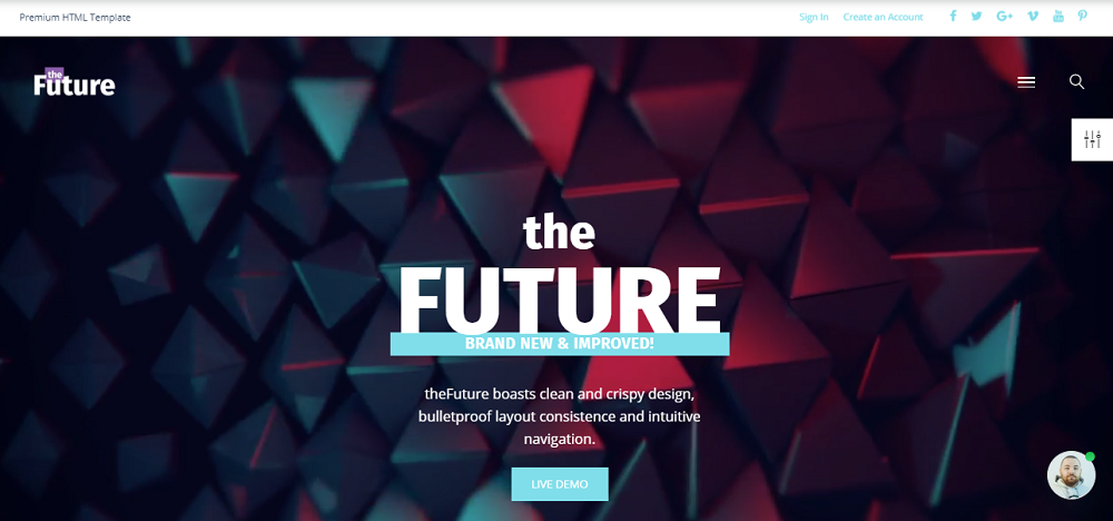 The Future - Web Design Multipurpose HTML5 Website Template