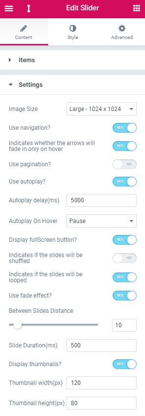 Navigate to the Settings section