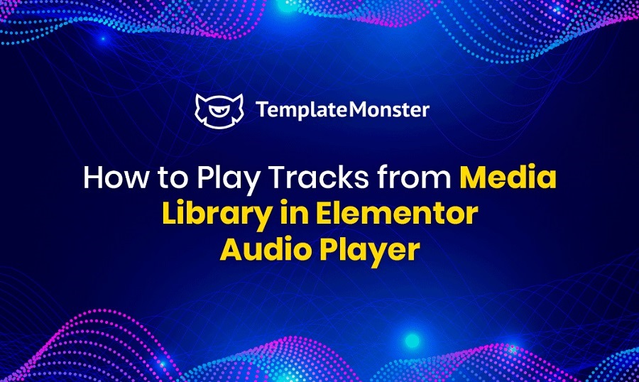 How to Play Tracks from Media Library in Elementor Audio Player.