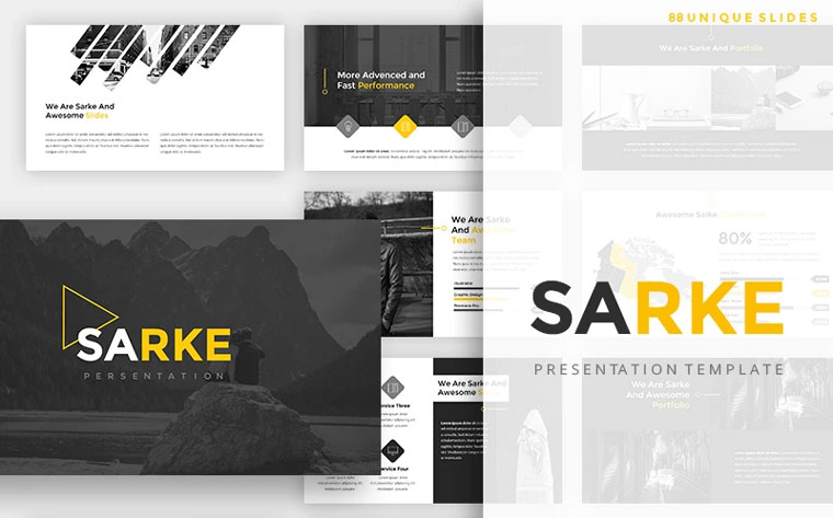 Sarke - Creative PowerPoint Template.