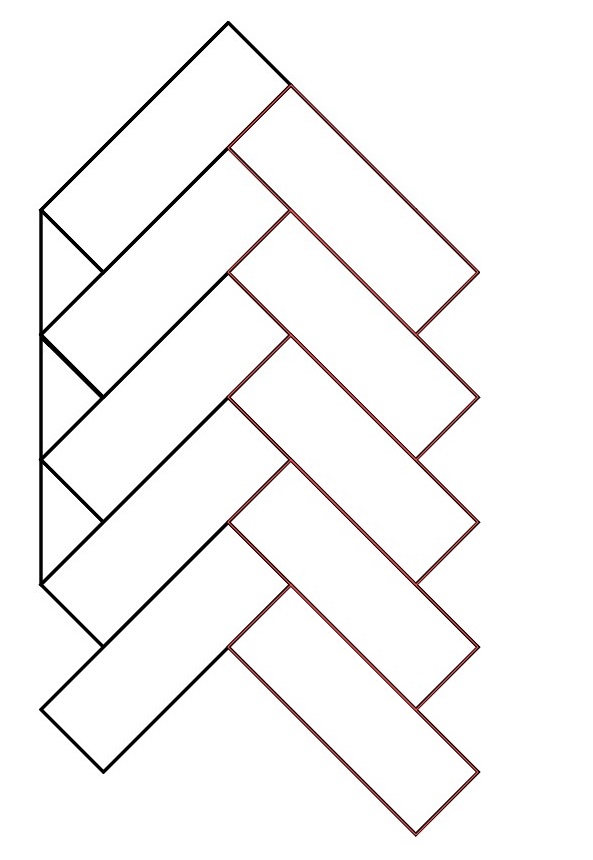 herringbone pattern step6