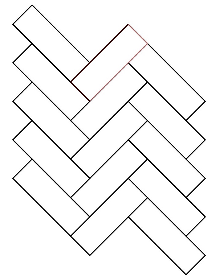 herringbone pattern step7