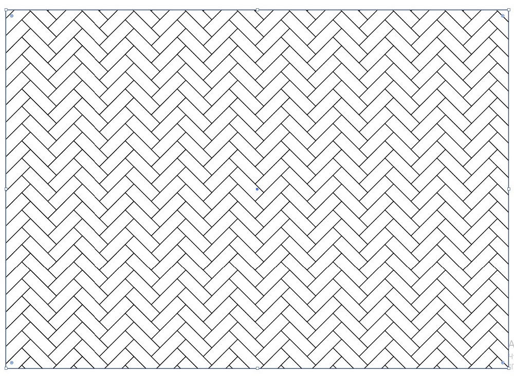 herringbone pattern step10