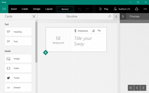 Interface Sway