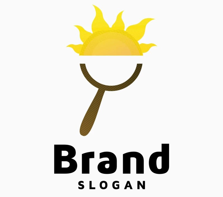Sun Logo Template.