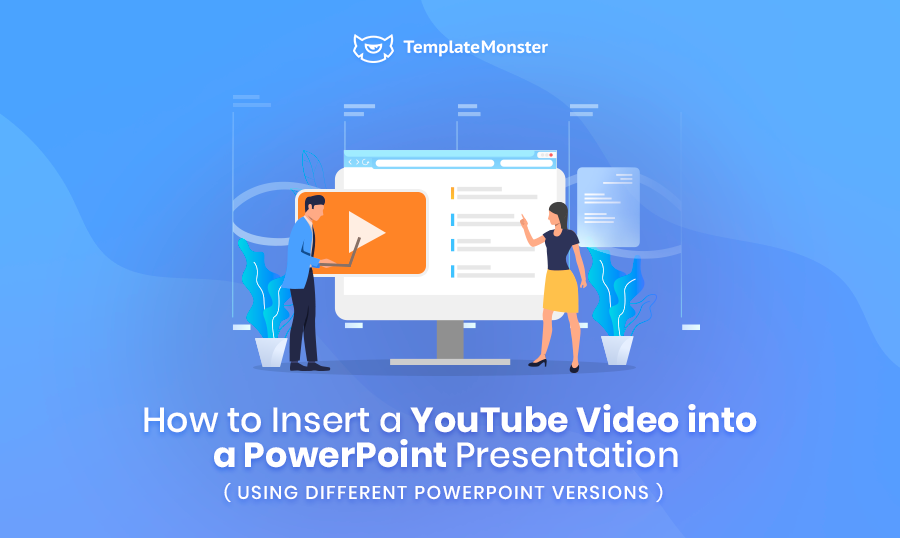 how to insert youtube video into powerpoint