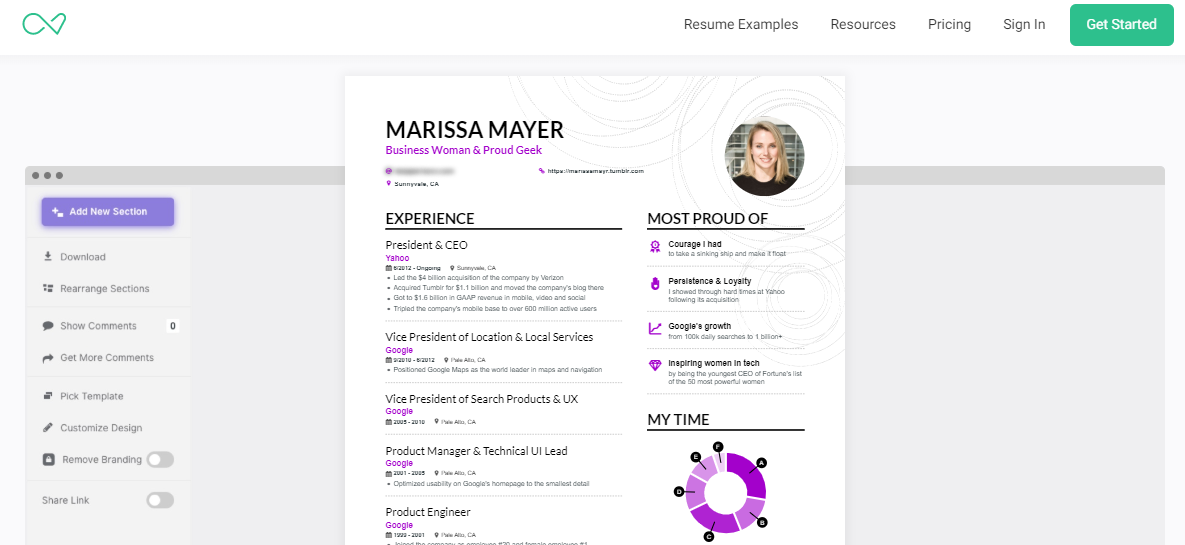This resume builder will help you to step out of the line.