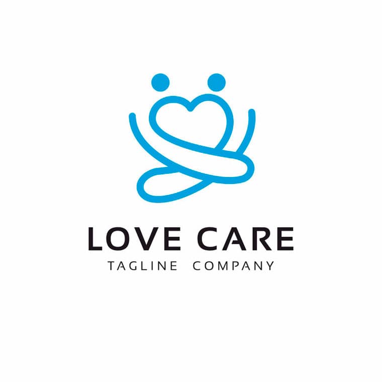 Love Care Logo Template by iRussu