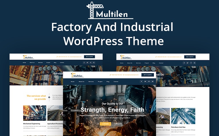 Strong Multilen WordPress for Factory.