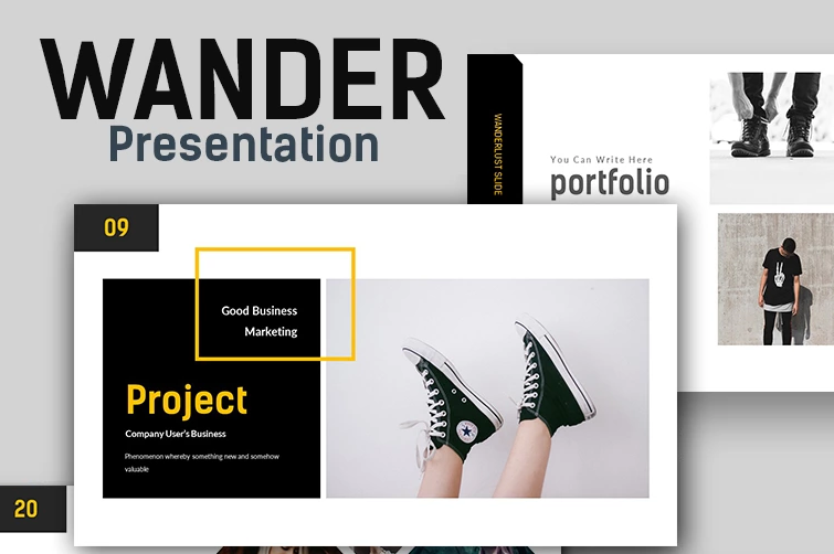 Wander Creative Presentation Keynote Template