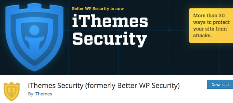Wordpress plugin iThemes Security.