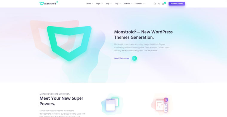 Monstroid2 - Multipurpose Modular Elementor WordPress Theme.