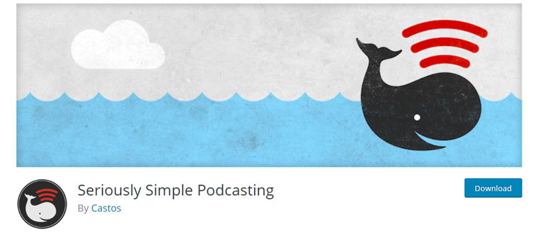 WordPress plugin Seriously Simple Podcasting.