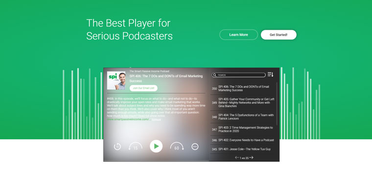 WordPress plugin Smart Podcast Player.