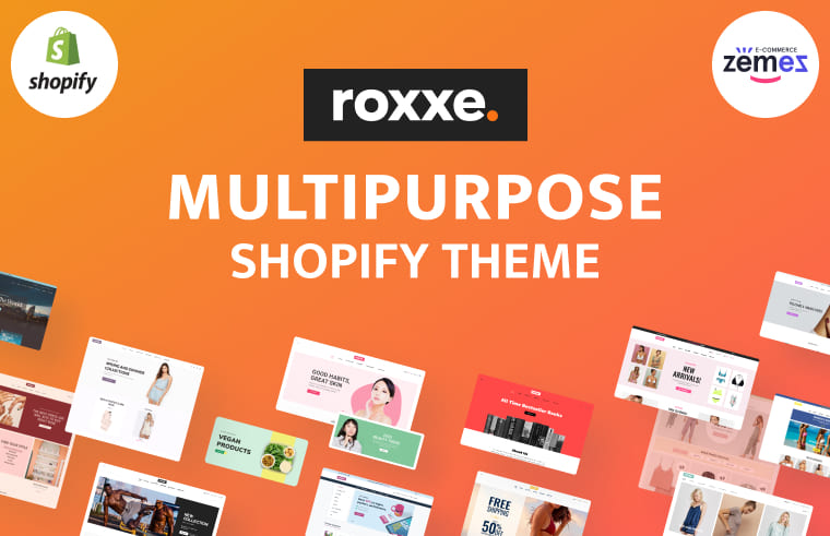 Roxxe - Responsive Multipurpose Shopify Theme.