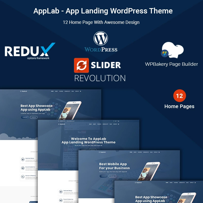 App Landing WordPress Theme