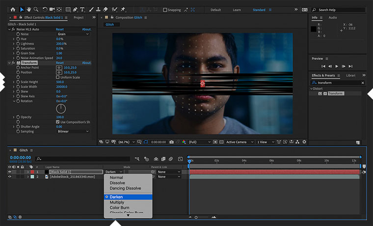 Glitch Effect After Effects Tutorial: How to Create Digital Image Distortion