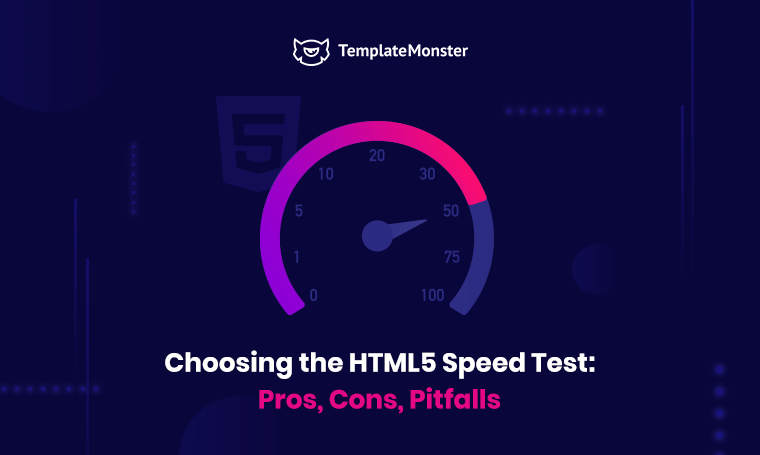 Choosing the HTML5 Speed Test.