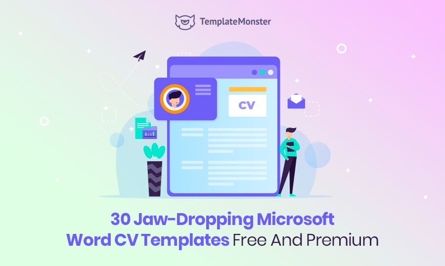 30 Jaw-Dropping Microsoft Word CV Templates Free And Premium.