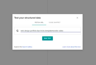 test your structured data