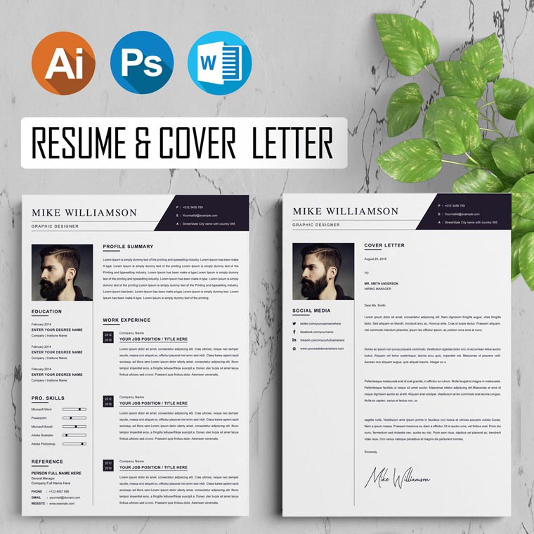 Mike Resume Template.