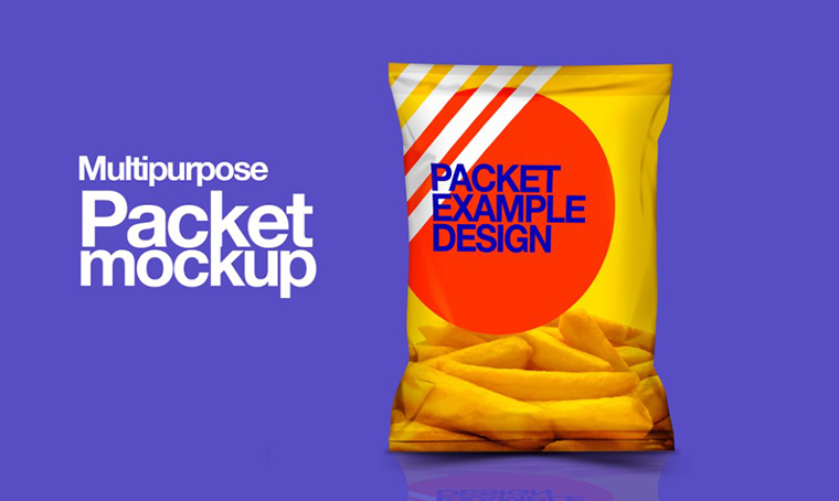 Plastic Pouch Bag product mockup