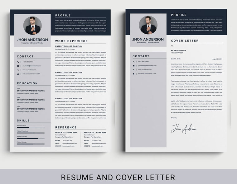 Anderson Resume Template.