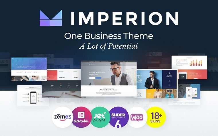 Imperion - Multipurpose Corporate WordPress Theme.